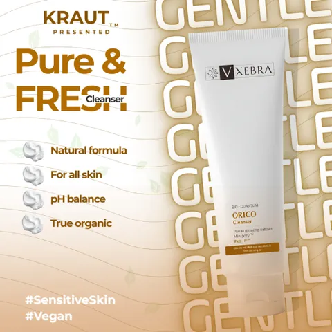 [Organic] Sữa Rửa Mặt Vxebra – Ít bọt, sạch sâu dịu nhẹ, nhẹ nhàng phù hợp mọi loại da 100mL