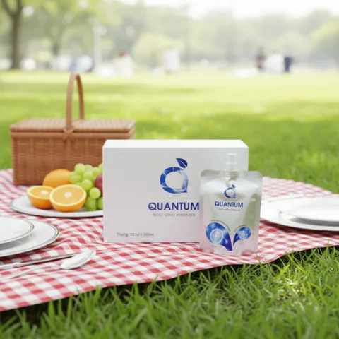 [Organic] Nước Quantum Hydrogen Ion Kiềm – Hỗ trợ cân bằng axit cơ thể, hỗ trợ thanh lọc & bù khoáng 350mL