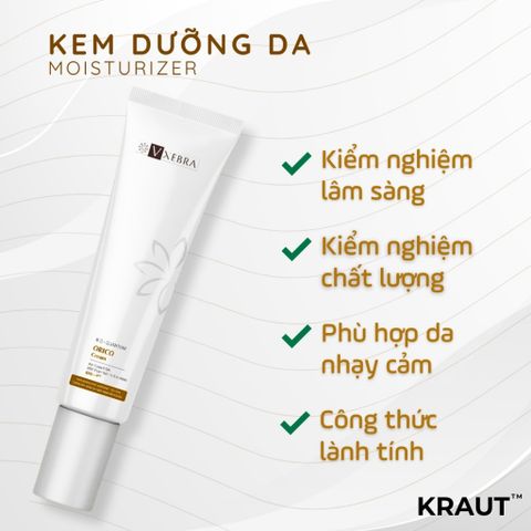 [Organic] Kem dưỡng ẩm Vxebra x50 Pure White Solution ngừa lão hóa sớm, mờ vết nhăn & thấm sâu 50g