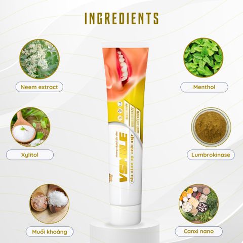 [Organic] Kem đánh răng hương cà phê Vsmile không chứa fluoride, thơm mát & giúp chắc khỏe 150g