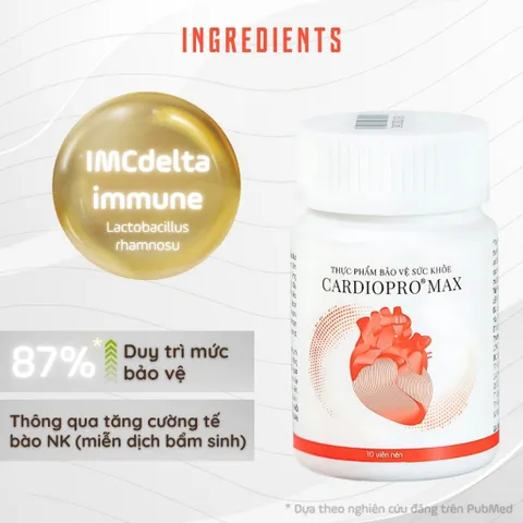 [Organic] Cardiopro Max - Hỗ trợ tim mạch, tăng lưu thông khí huyết, giảm nguy cơ bệnh lý 30 viên