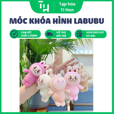 Móc khóa gấu bông hình Labubu dễ thương (Màu ngẫu nhiên) (TH469)