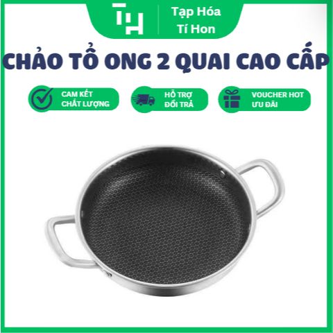 Chảo tổ ong 2 quai cao cấp (TH474)