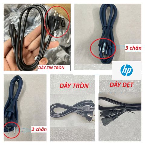 Dây Nguồn Sạc Laptop HP Phụ Kiện Chất Lượng Cao, Mới 100% 1 Mét - Chất Lượng Tốt, An Toàn 747731