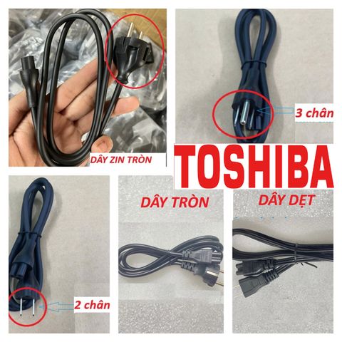 Dây Nguồn Sạc Laptop TOSHIBA Phụ Kiện Chất Lượng Cao, Mới 100% 1 Mét - Chất Lượng Tốt, An Toàn 747737