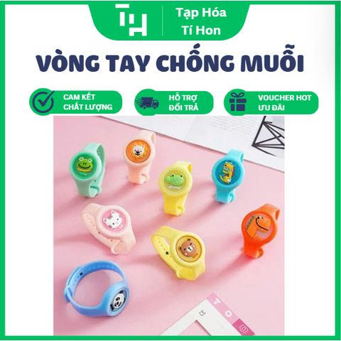 Vòng tay chống muỗi tinh dầu thiên nhiên (Màu ngẫu nhiên) (TH490)