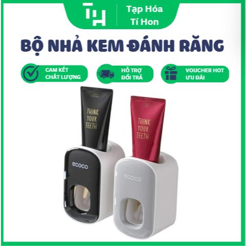 Bộ Nhả Kem Đánh Răng Tự Động Ecoco Đơn (Màu ngẫu nhiên) (TH497)