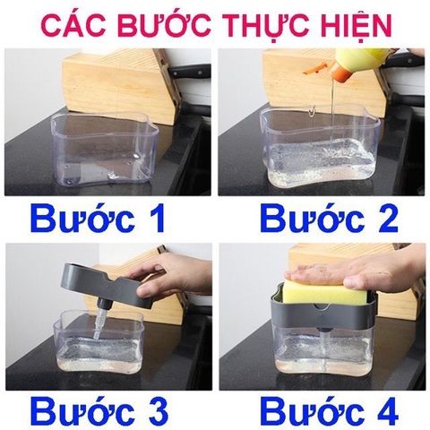 Hộp nhấn dầu rửa chén (TH498)