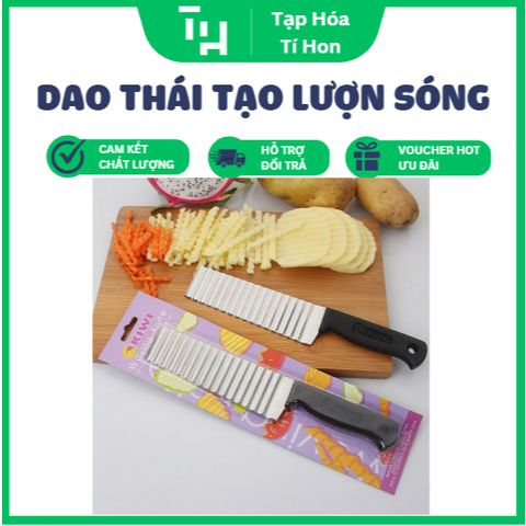 Dao thái cắt tạo hình lượn sóng rau củ quả (TH509)