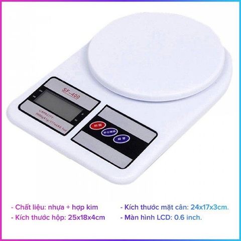 Cân tiểu ly điện tử nhà bếp SF-400 (TH515)
