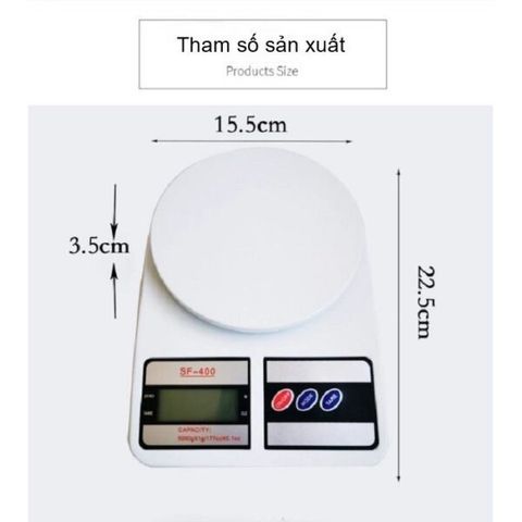 Cân tiểu ly điện tử nhà bếp SF-400 (TH515)