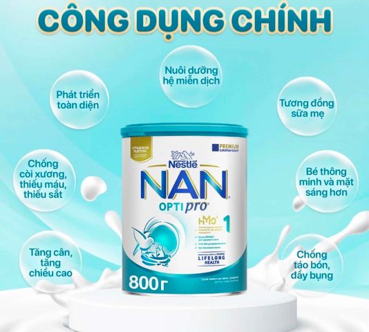 Sữa Nan Nga Optipro 1 800g Tăng Đề Kháng Hỗ Trợ Tiêu Hoá