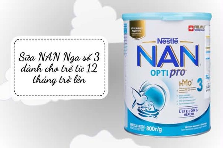 Sữa Nan Nga Optipro 3 800g Cho Bé Trên 1 Tuổi Hỗ Trợ Tiêu Hoá Miễn Dịch
