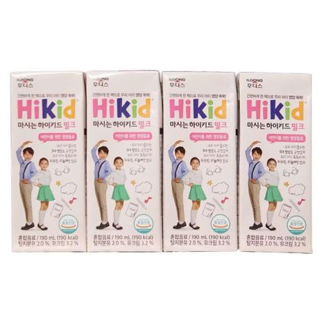 THÙNG Sữa Hikid pha sẵn hỗ trợ phát triển chiều cao cho bé từ 1 tuổi trở lên - Thùng 24 hộp _190ml