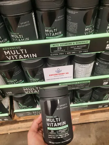 Viên uống bổ sung Vitamin Sports Research Advanced MultiVitamin 180 viên chính hãng Mỹ