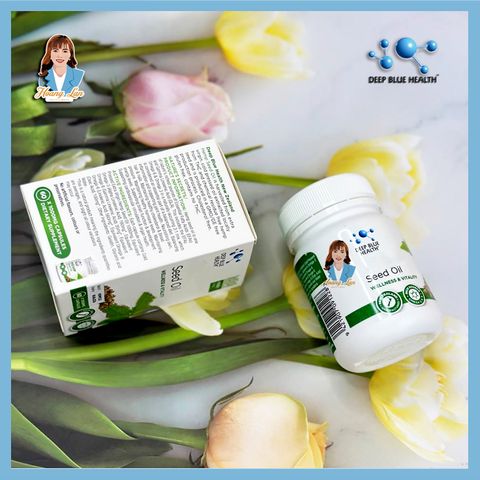 Viên uống tinh dầu HGD New Zealand Deep Blue Health Seed Oil 60 viên - Nhập khẩu chính hãng 