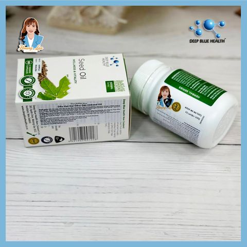 Viên uống tinh dầu HGD New Zealand Deep Blue Health Seed Oil 60 viên - Nhập khẩu chính hãng 