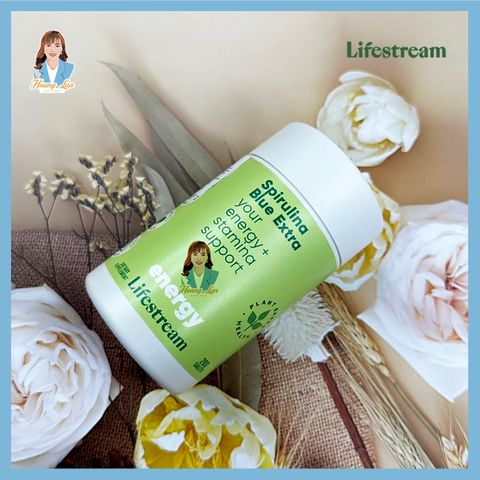 Viên uống tảo xoắn bổ sung vitamin khoáng chất New Zealand Lifestream Spirulina Blue Extra 200 viên