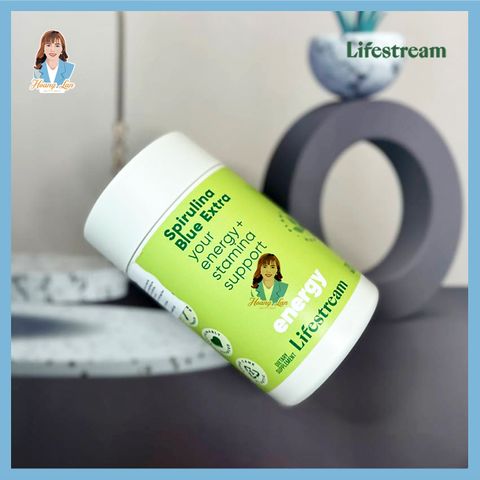 Viên uống tảo xoắn bổ sung vitamin khoáng chất New Zealand Lifestream Spirulina Blue Extra 200 viên