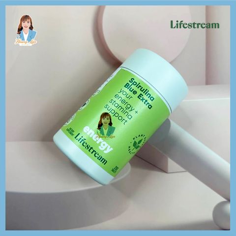Viên uống tảo xoắn bổ sung vitamin khoáng chất New Zealand Lifestream Spirulina Blue Extra 200 viên