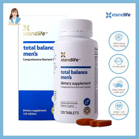 Viên uống vitamin tổng hợp cho nam New Zealand Xtend Life Total Balance Men’s 120 viên
