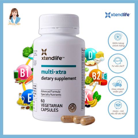Viên uống vitamin tổng hợp cho cả gia đình New Zealand Xtend Life Multi Extra 60 viên