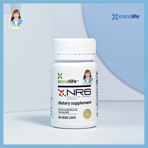 Viên uống tăng cường NAD+ tự nhiên, tăng tuổi thọ New Zealand Xtend Life NR6 Cellular Energy 30 viên