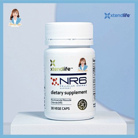 Viên uống tăng cường NAD+ tự nhiên, tăng tuổi thọ New Zealand Xtend Life NR6 Cellular Energy 30 viên