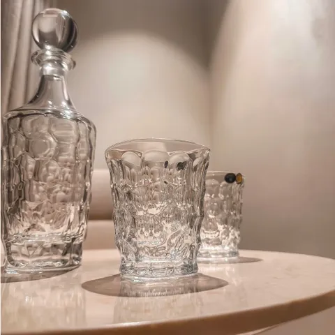 Bộ bình rượu Marble Crystal Bohemia