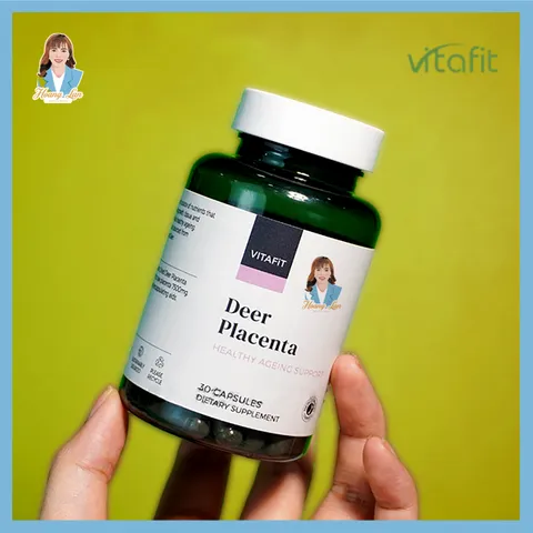 Viên uống nhau thai hươu hỗ trợ sức khỏe và đẹp da New Zealand VitaFit Deer Placenta 30 viên