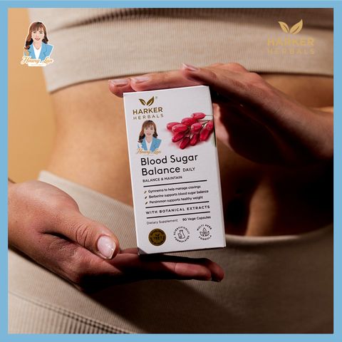 Viên uống cân bằng lượng đường trong máu New Zealand Harker Herbals Blood Sugar Balance 90 viên