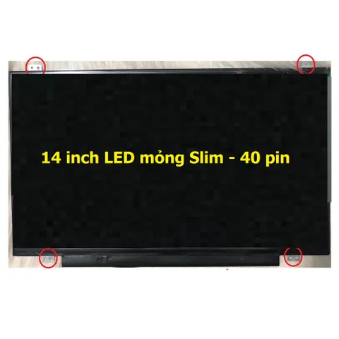 Màn hình Laptop HP Elitebook Folio 9470m Kích thước 14 inch LED Mỏng SLIM - 40 pin 1366x768 HD / 1600x900 Full HD 509144