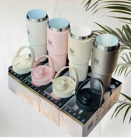 Cốc Giữ Nhiệt GUME Inox 316 Phủ Gốm 735ml GM-F3301 có 4 màu lụa chọn.