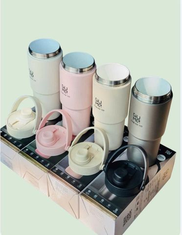 Cốc Giữ Nhiệt GUME Inox 316 Phủ Gốm 735ml GM-F3301 có 4 màu lụa chọn.