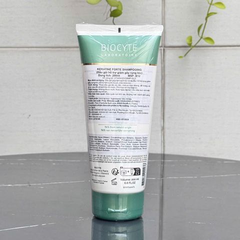 Dầu Gội Giảm Rụng Tóc Biocyte Keratine Forte 200ml - Phục Hồi Tóc Khô Xơ, Hàng Chính Ngạch