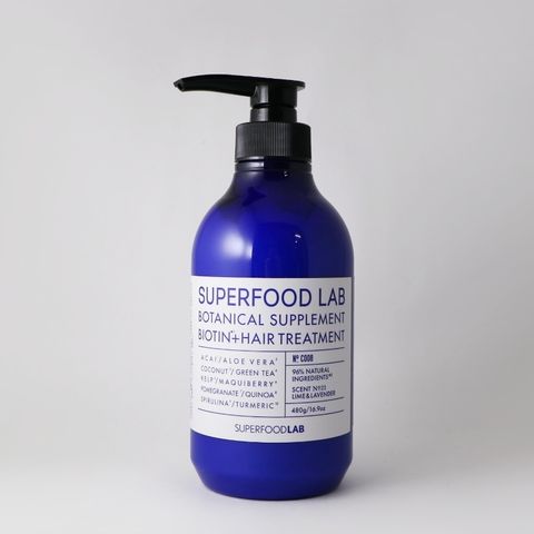 Dầu Xả Superfood Lab 480ml - Chăm Sóc Da Đầu Cho Tóc Dầu, Chiết Xuất Thiên Nhiên, Phục Hồi Tóc Hư Tổn, Nhật Bản