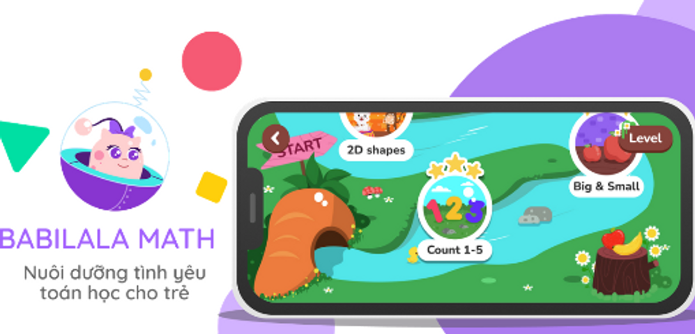 Babilala Math Trọn đời cho bé 3-8 Tuổi ( học toán tiếng anh)