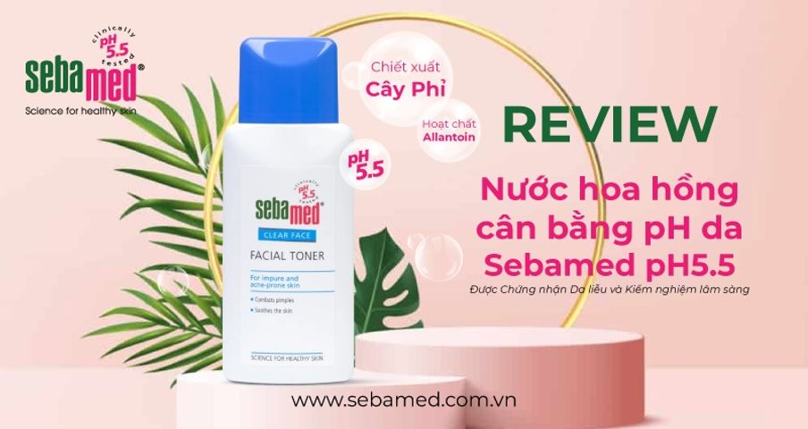 Nước Hoa Hồng Sebamed Clear Face 150ml - Toner Cân Bằng Da, Se Khít Lỗ Chân Lông pH5.5, Giúp Ngừa Mụn và Làm Sạch Da hiệu quả