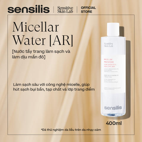 Nước Tẩy trang làm sạch dịu nhẹ Sensilis Micellar 400ml