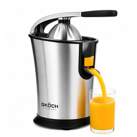Máy Vắt Cam Tự Động GKÖCH Germany 160W - Ép Nhanh, Giữ Nguyên Hương Vị Tươi Ngon, Thiết Kế Sang Trọng Inox 304