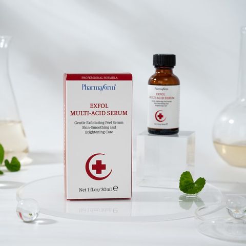 Pharmaform Exfol Multi-Acid Serum 30ml tẩy tế bào cũ  làm thông thoáng lỗ chân lông, làm da mịn màng hơn