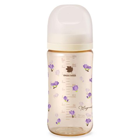 Bình sữa Green Finger Bebegrow PPSU Hàn Quốc size 240ml  trơn,hoạ tiết