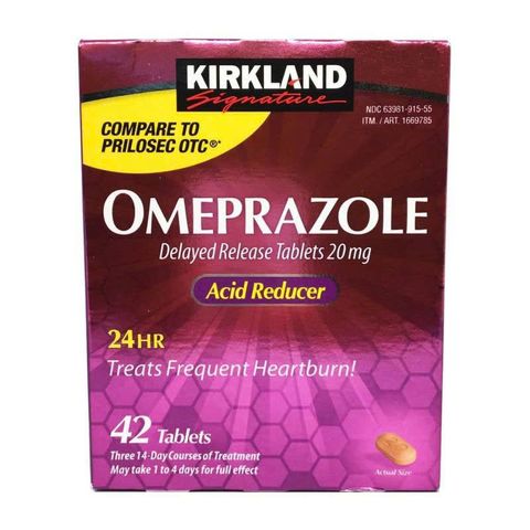 Kirkland Omeprazole 42 Viên của Mỹ - Giảm axit 24HR