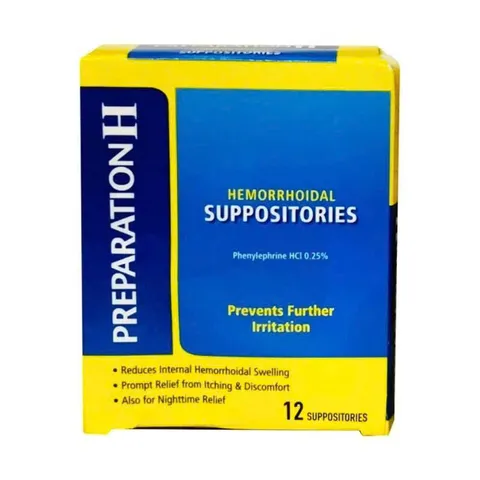 Preparation H Hemorrhoidal 12 viên