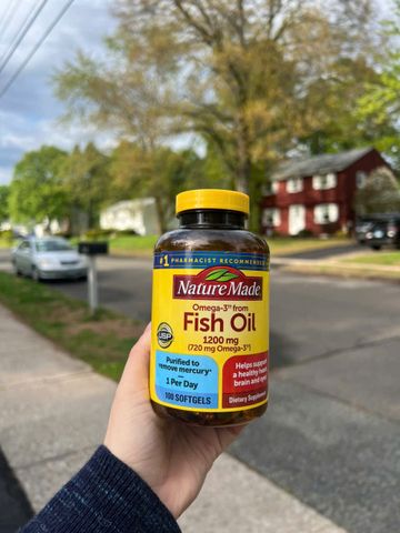 Nature Made Omega-3 từ cá dầu cá Fish Oil 1200 mg 100 viên mềm