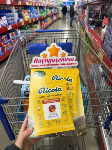 [ Chính Hãng]  Kẹo Ricola Original 105 viên nhập từ Mỹ