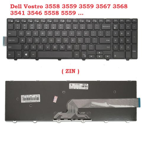 Bàn phím laptop Dell Vostro 15-3568 có đèn LED - Phụ kiện đa năng cho máy tính xách tay Dell 5100 3568