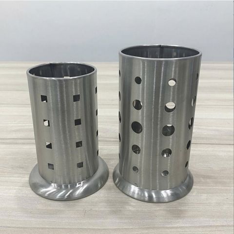 Ống đũa inox tròn có đế hoặc không đế (TH544)