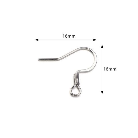 5 Cặp Móc Bông Tai Móc Câu Inox Thép Không Gỉ Cao Cấp Làm Trang Sức Handmade DIY