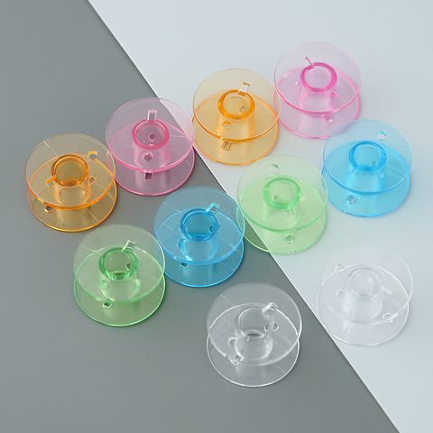 Gói 10 Lõi Cuộn Chỉ Bằng Nhựa Nhiều Màu Sắc Dùng Cho May Vá Thêu Thủ Công